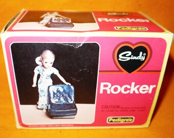 Vintage 1970s Pedigree Sindy's Rocker Ref. No. 44554 Boxed Furniture For Sindy Dolls House Living Room Lounge