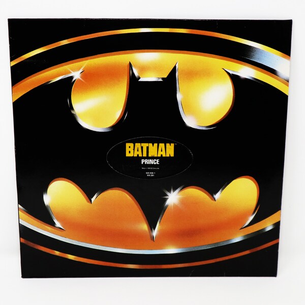 Vintage 1989 80s Warner Bros. Records Prince - Batman Motion Picture Soundtrack 12" LP Album Vinyl Record Rare UK & European Version