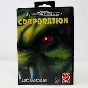 Vintage 1992 90s Sega Mega Drive Megadrive Corporation 16-Bit Cartridge Video Game Boxed Pal Role-Playing