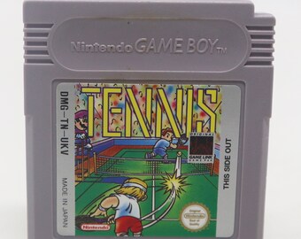 Vintage 1990s Game Boy Compact Video Game System Tennis Patrone Video Game Pal Version