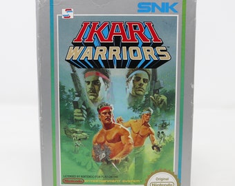 Vintage 1987 80s Nintendo Entertainment System NES SNK Ikari Warriors Cartridge Video Game Boxed Pal A Arcade