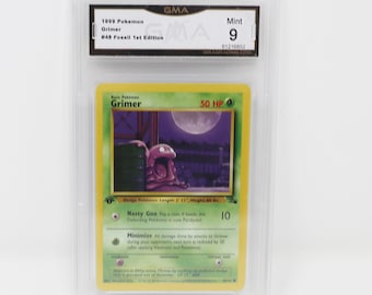 first edition grimer pokemon card Grimer (48/62) [Fossil 1st Edition] Damaged 1st Edition Normal