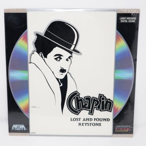 Vintage 1984 80er Jahre Charlie Chaplin Lost And Finder Keystone Laser Disc ( Laserdisc ) Videodisc PAL versiegelt Selten The Little Landstreicher