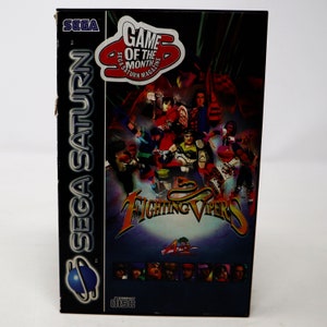 Vintage 1995 90s Sega Saturn Fighting Vipers Video Game Pal & French Secam 1 Player Retro image 1