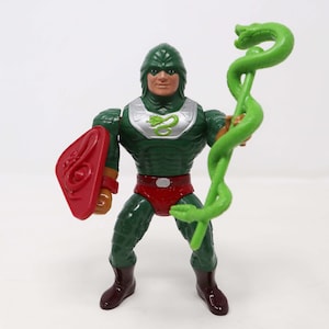 Vintage 1985 80s Mattel MOTU He-Man Masters Of The Universe King Hiss Action Figure Complete Rare