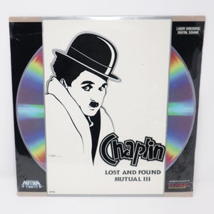 Vintage 1984 80s Charlie Chaplin Lost And Found Mutual III Laser Disc (Laserdisc) Videodisc NTSC Sealed Rare The Little Tramp