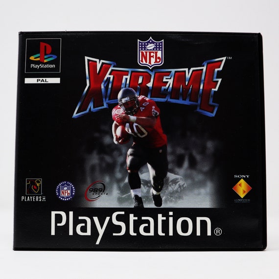 Vintage 1998 90s Playstation 1 PS1 NFL Xtreme Video Game Pal 1-2