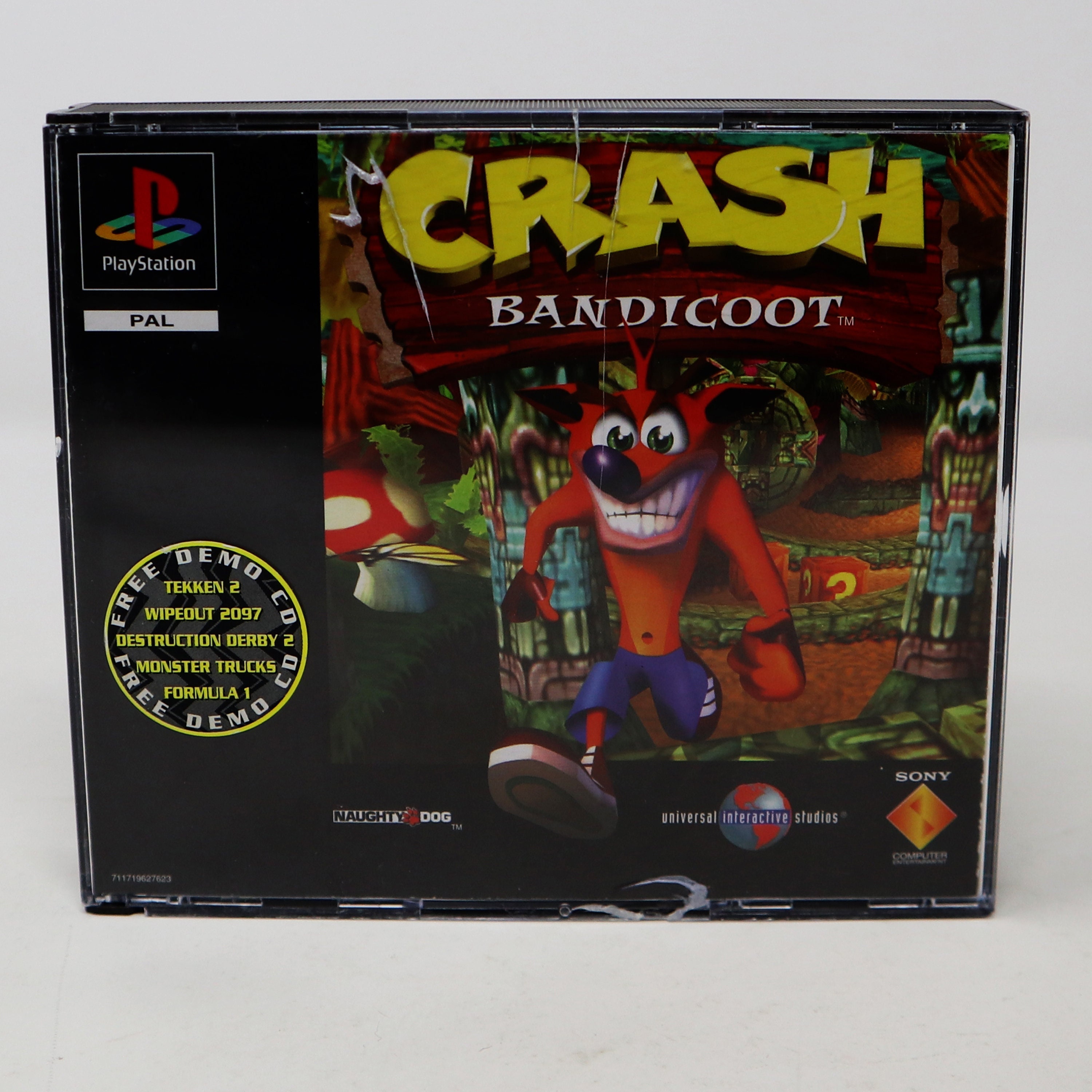 Crash Bandicoot 4: Its About Time PS5 Custom PS1 Inspired Jewel Case 