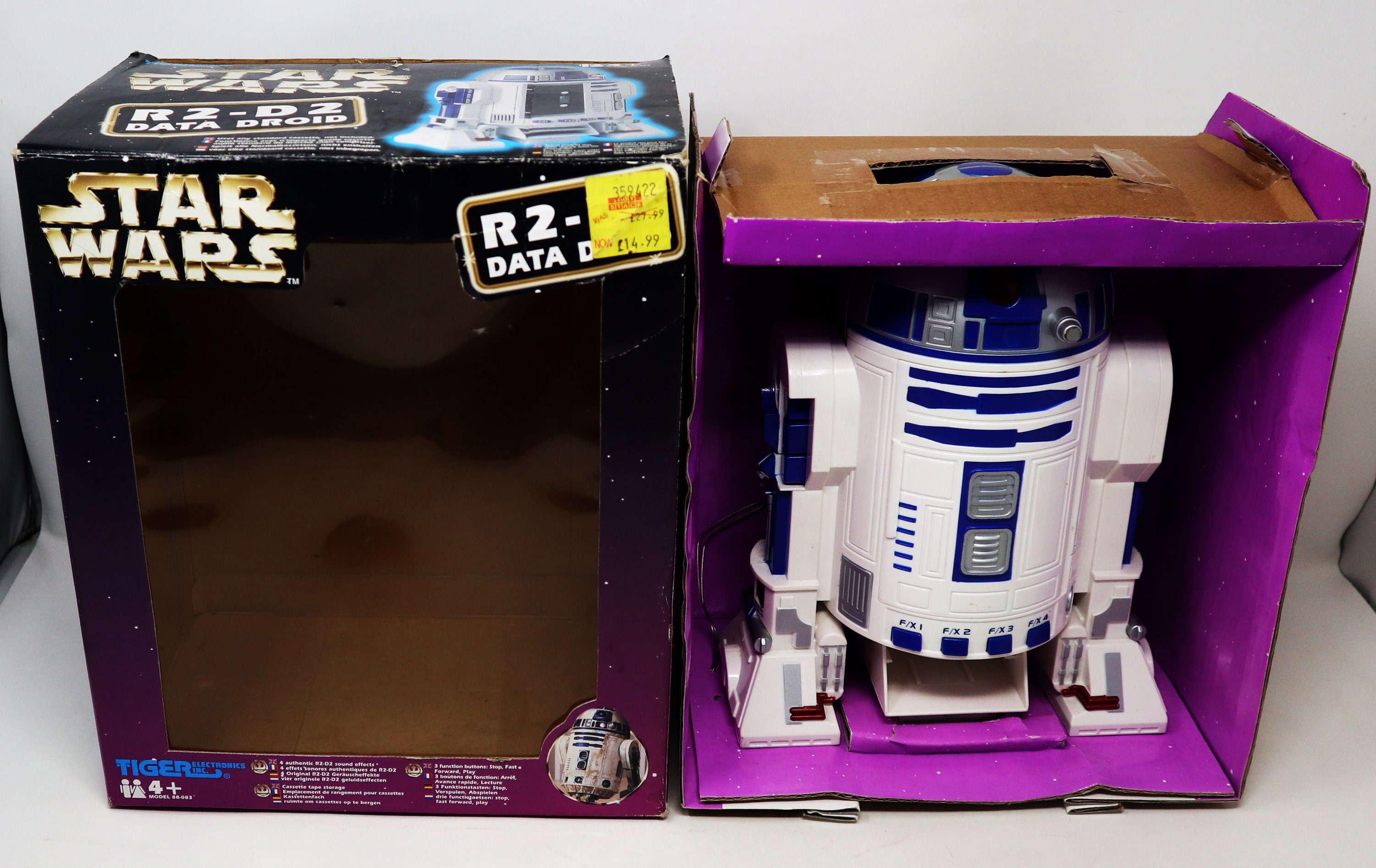 Vintage 1997 90s Tiger Electronics Star Wars R2-D2 Data