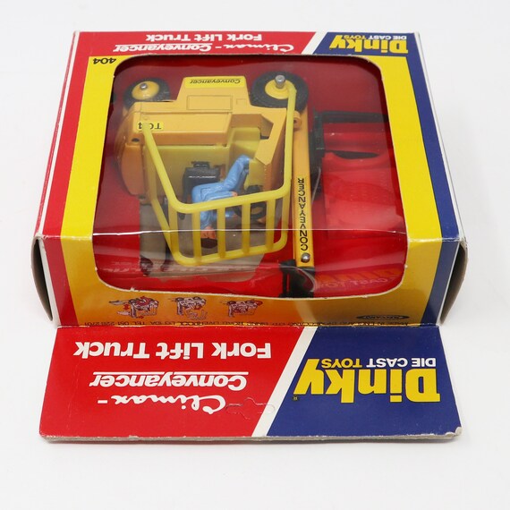 Vintage 1978 70s Meccano Dinky Toys 404 Climax Coveyancer Fork