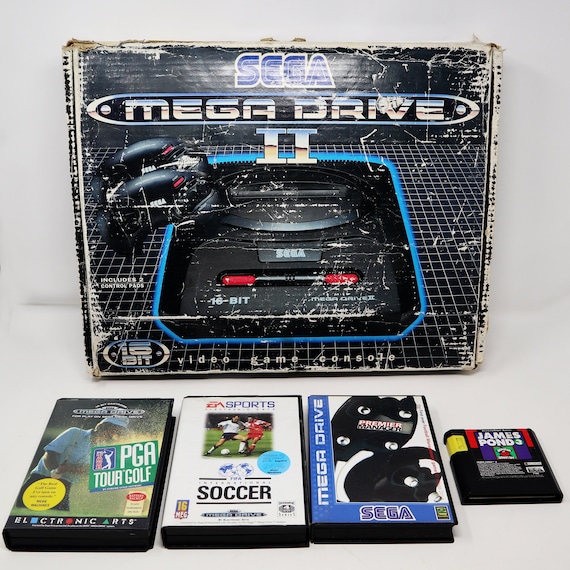Vintage Sega Mega Drive Megadrive II 2 16-bit Console MK-1631-50