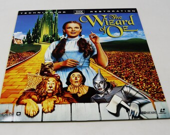 Vintage 1996 90 MGM Home Video O Mágico de Oz Laser Disc