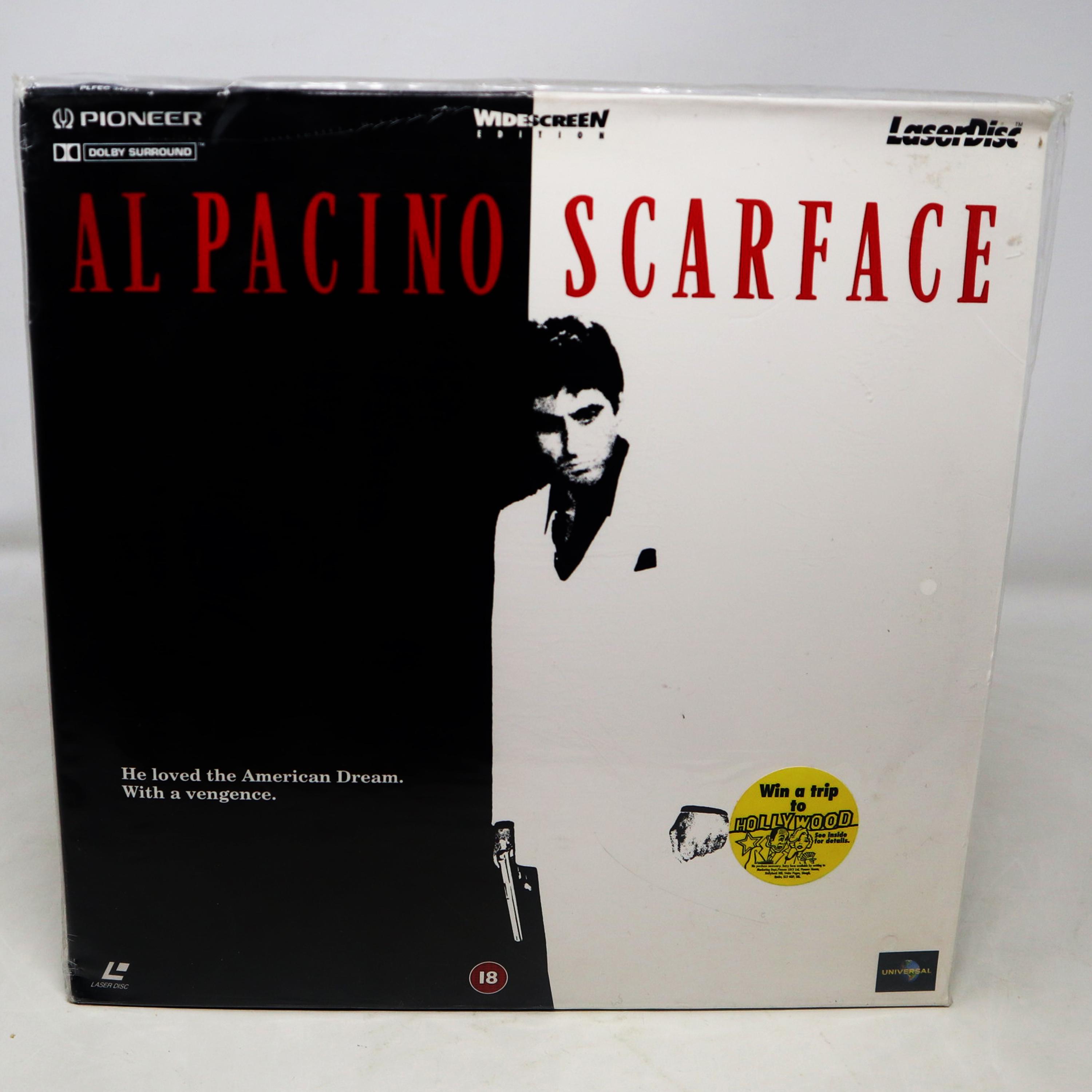 Vintage 1995 90s Pioneer Al Pacino Scarface Widescreen Edition
