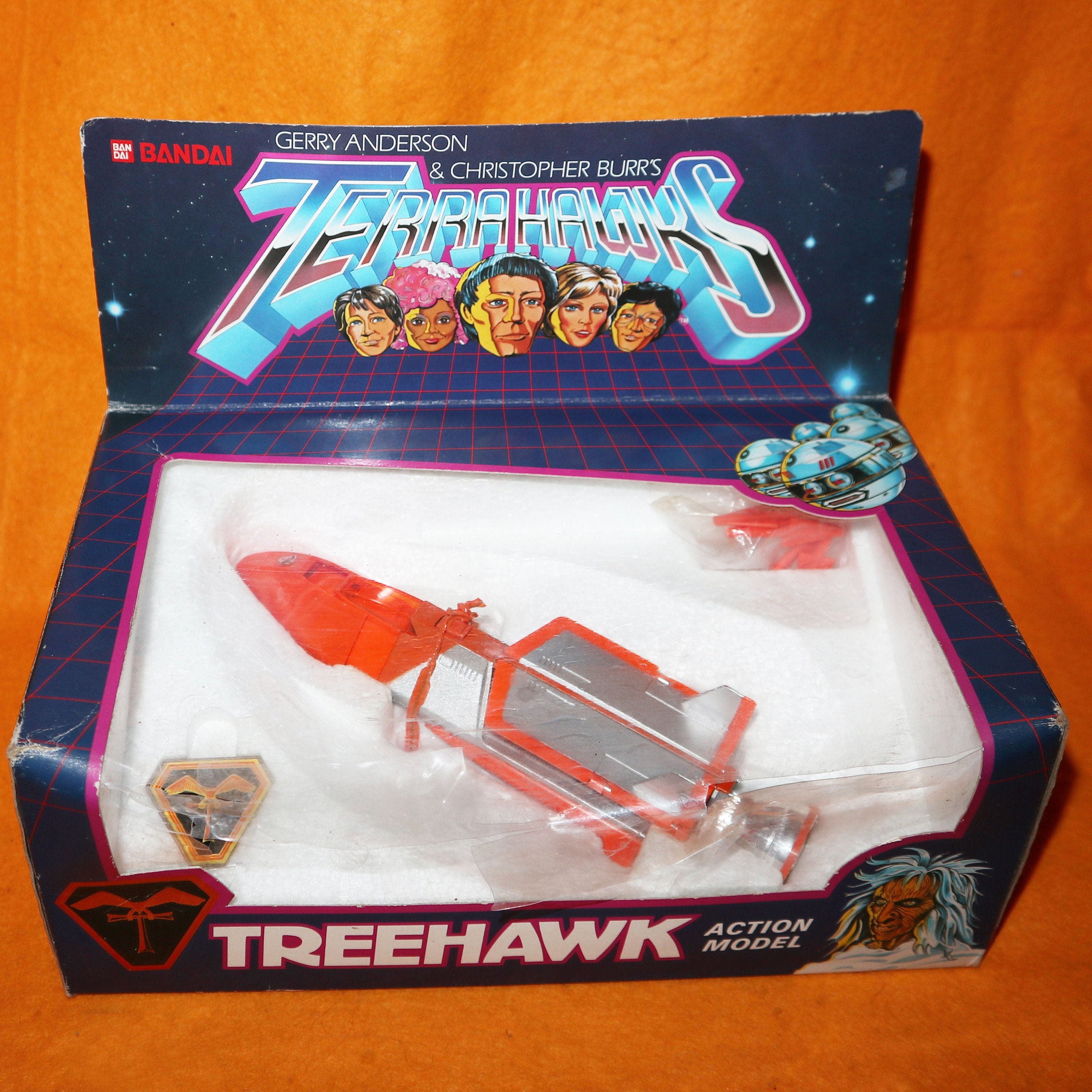 Vintage 1983 80s Bandai Terrahawks No. 0988703 Treehawk Action