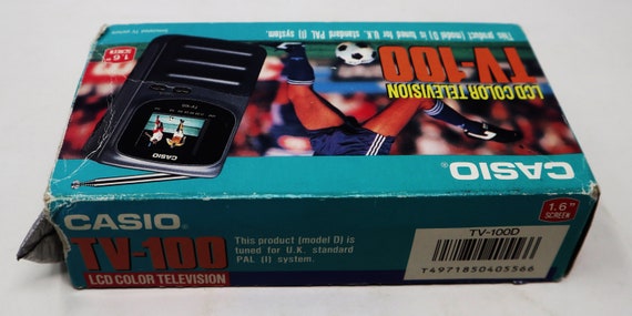 ビンテージ カシオ LCD カラーテレビ TV-100 ポケット