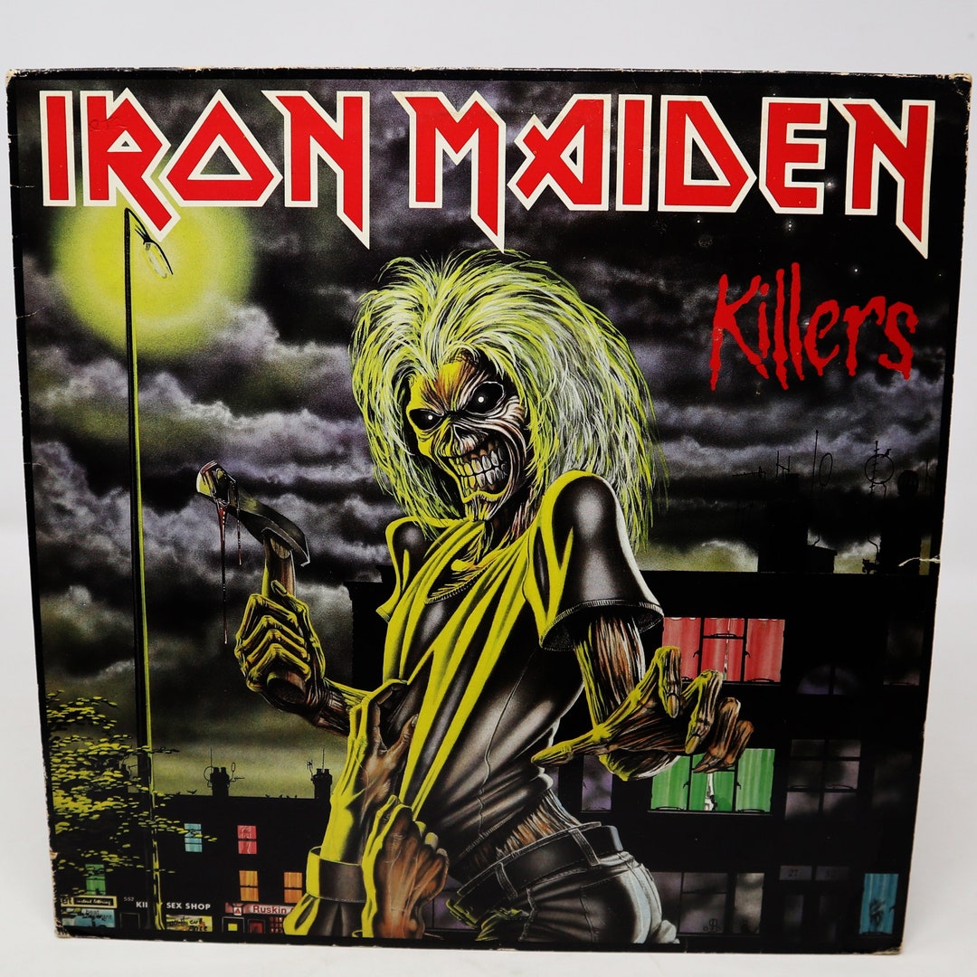 Vintage 1981 80s EMI Records Iron Maiden - Killers 12