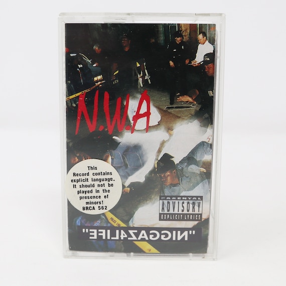 Vintage 1991 90s Priority Records N.W.A - Niggaz4life