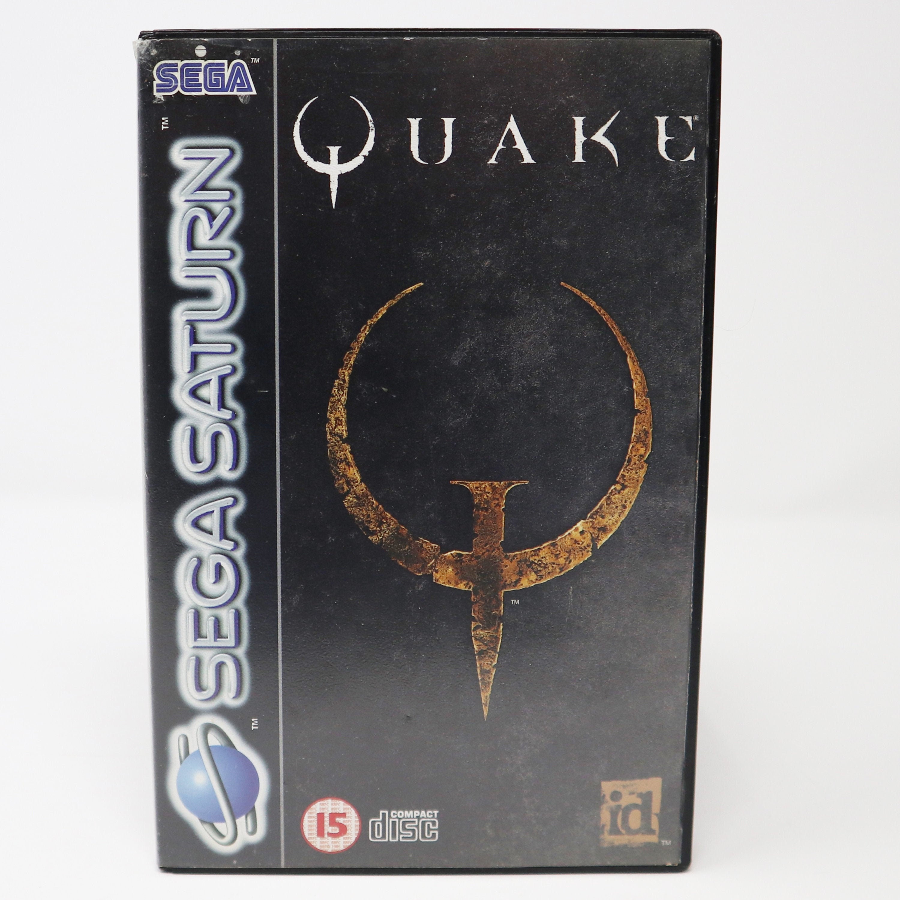Vintage 1997 90s Sega Saturn Quake Video Game Pal & French