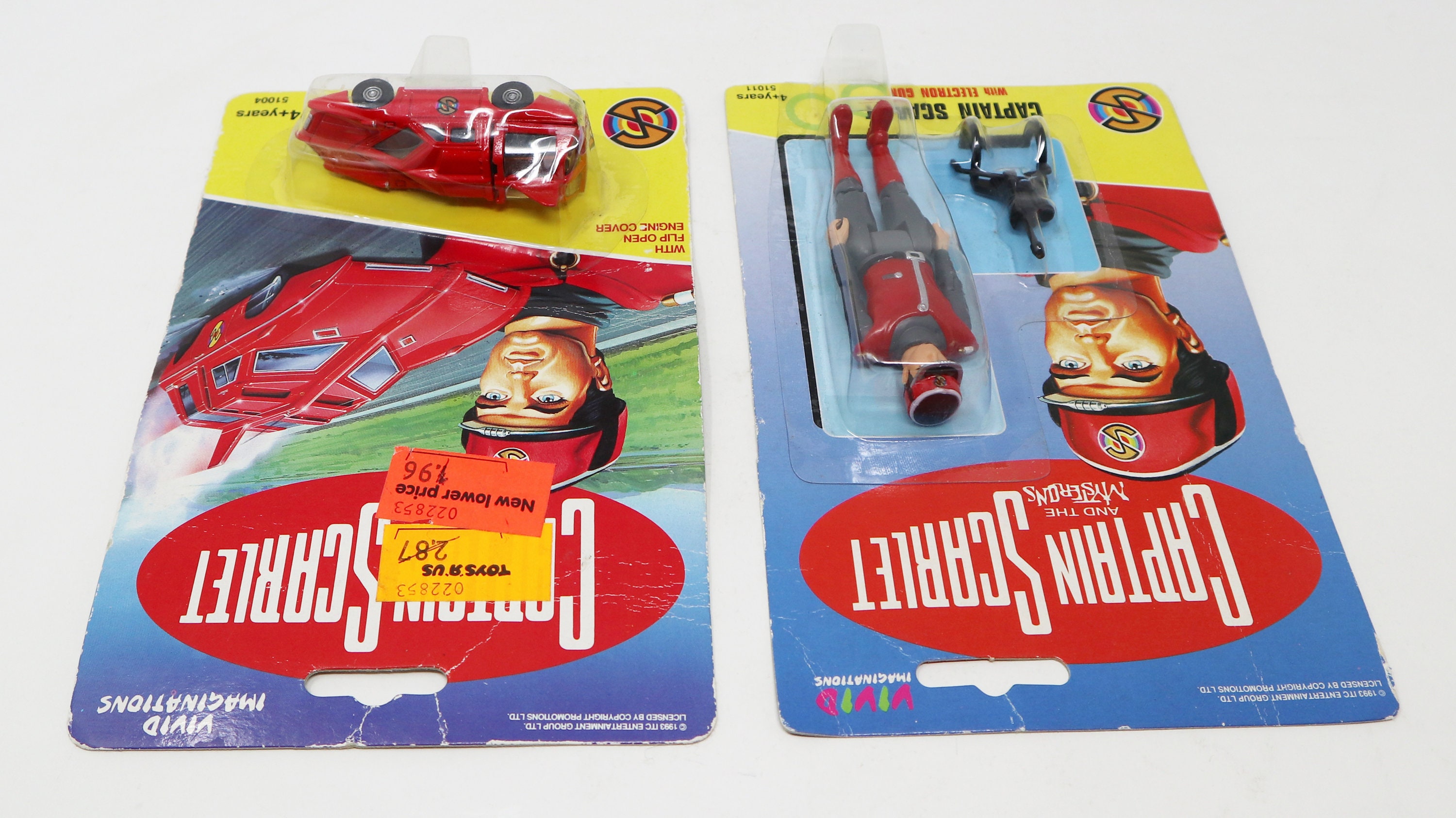 Vintage 1993 90s Vivid Imaginations Captain Scarlet and the