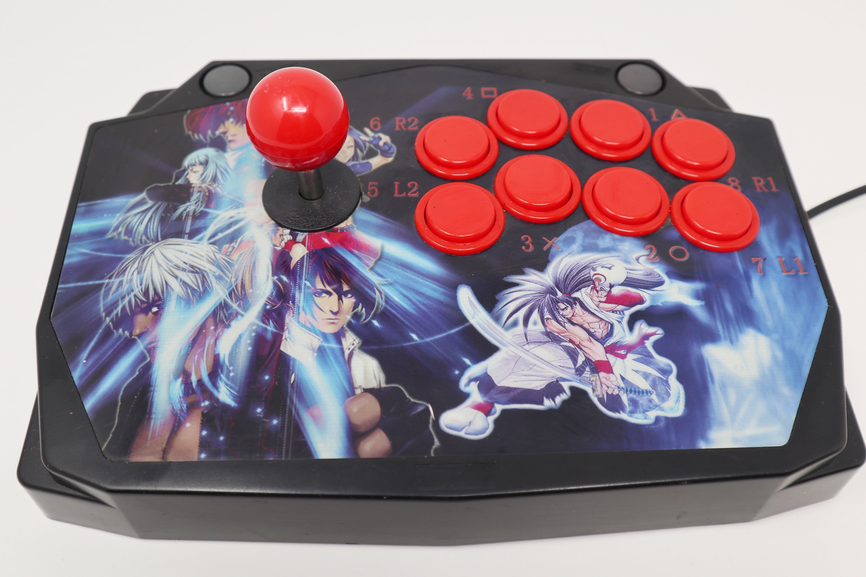 Vintage Sony Playstation 2 PS2 Hori? SNK Characters Fighting Stick