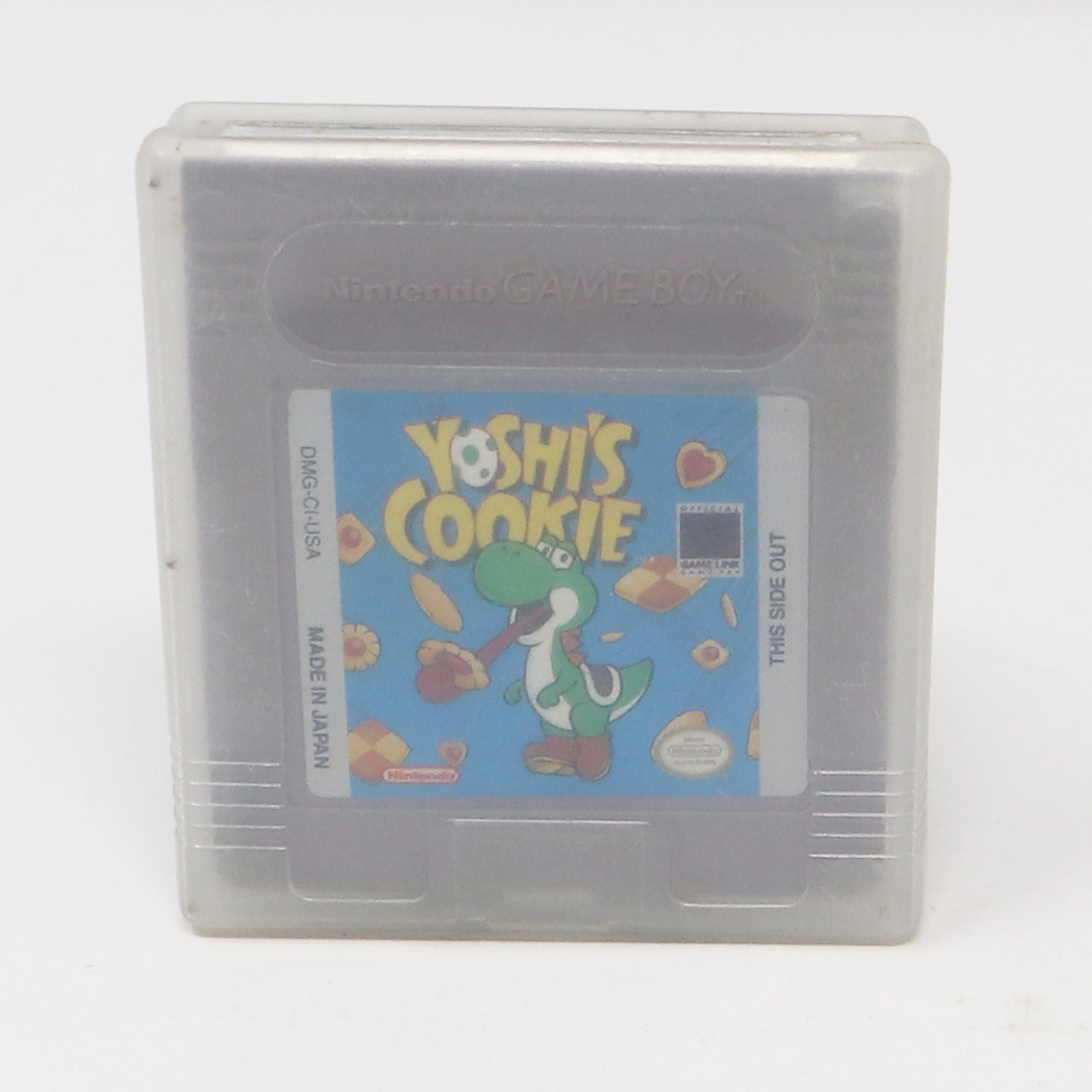 Vintage 1990s Game Boy Compact Video Game System Yoshi's Cookie