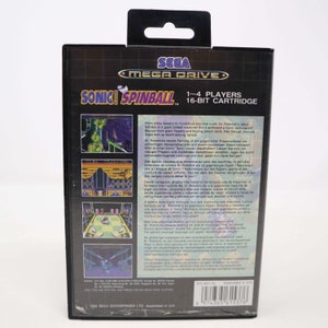 Jeu Sonic The Hedgehog Spinball – Sega Mega Drive – PAL – Bon état