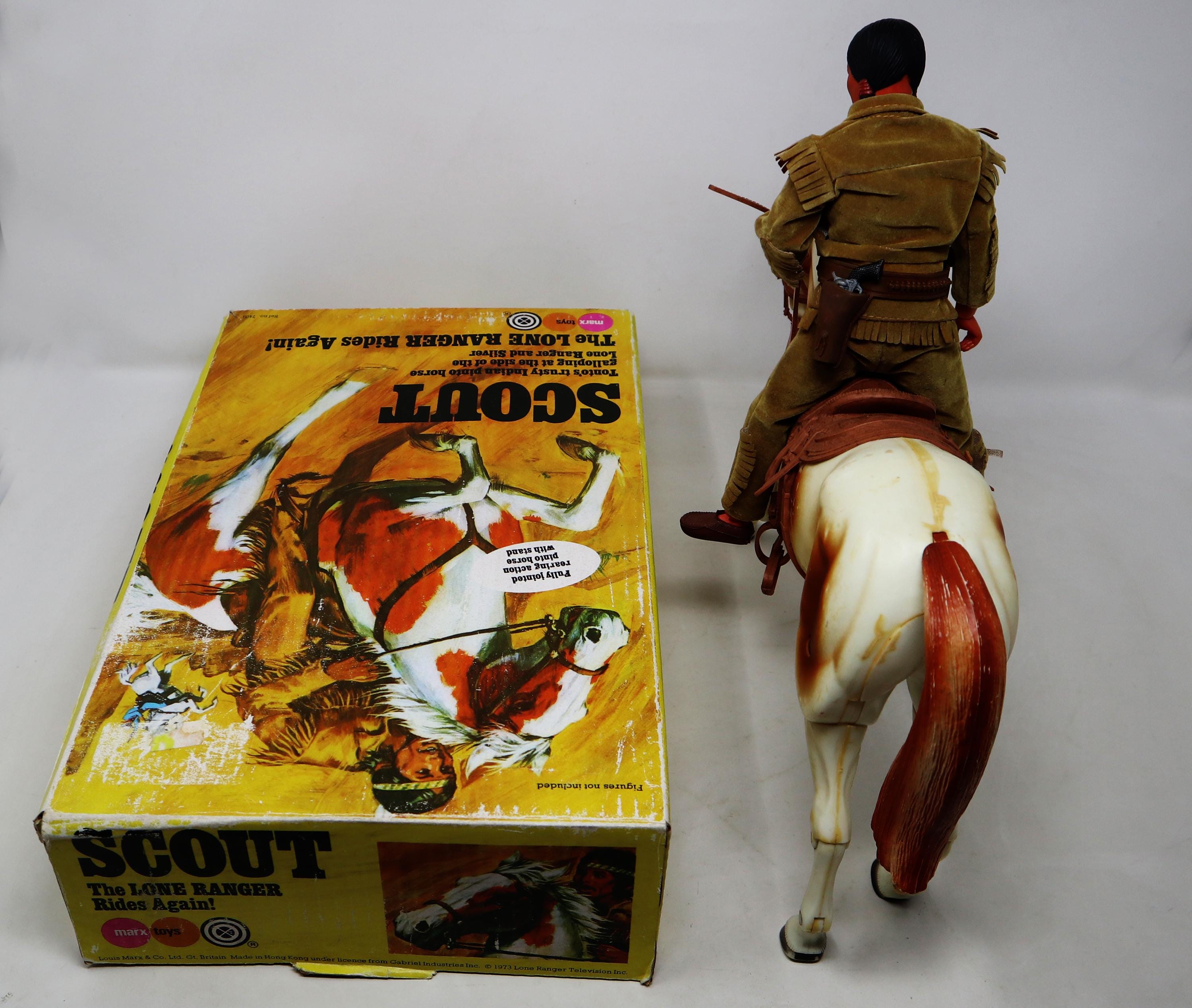 Figurine Lone Ranger Tonto – Vintage 1973, Action Figure Cowboy