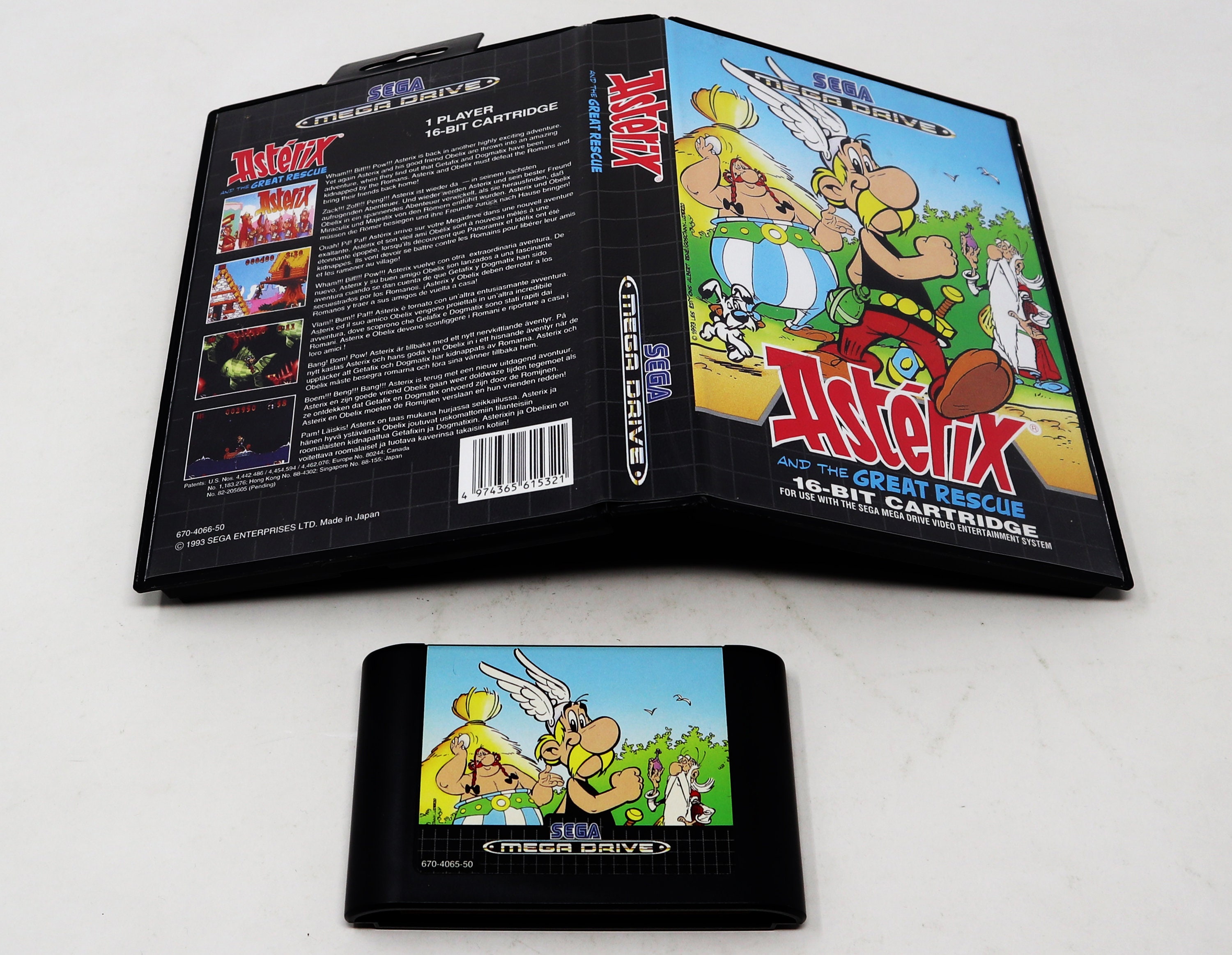Astérix And The Great Rescue - Jeu Sega Mega Drive Complet - Bon état