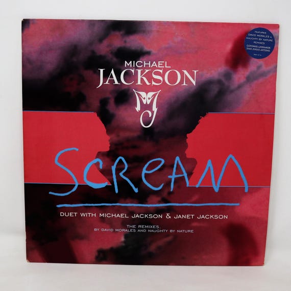 Vintage 1995 90s Epic Michael Jackson & Janet Jackson - Scream the
