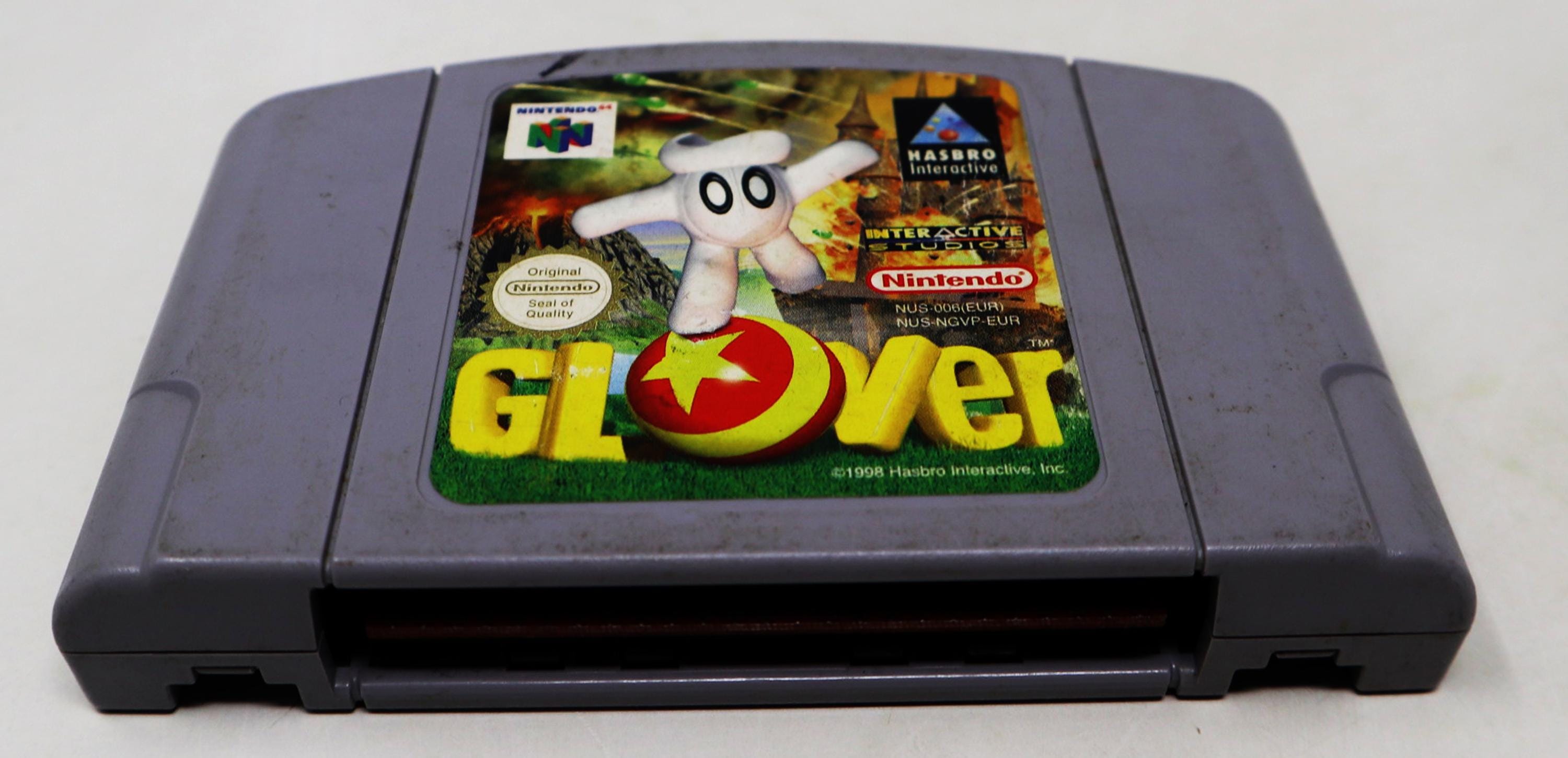 Vintage 1998 90s Nintendo 64 N64 Glover Cartridge Video Game Pal Retro ...
