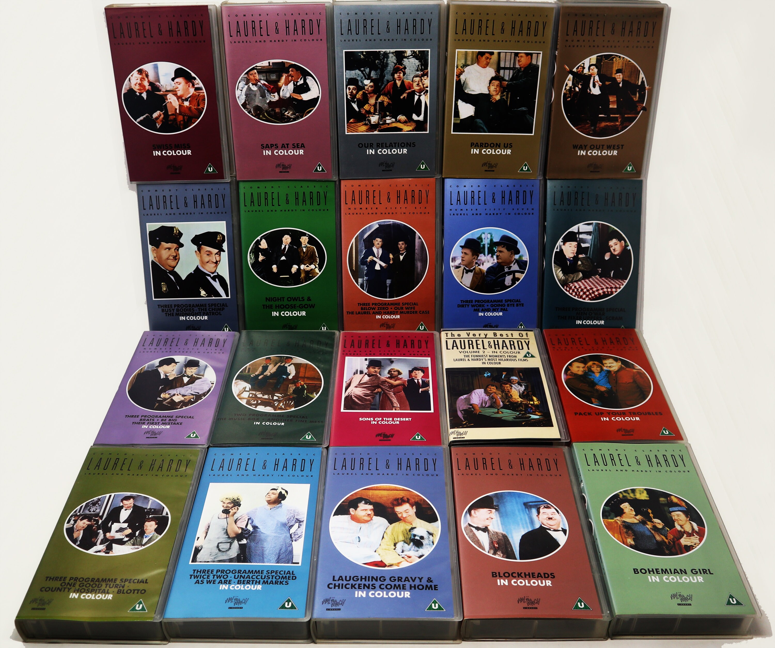 Vintage Laurel & Hardy 2 X Special Collector's Edition VHS Video