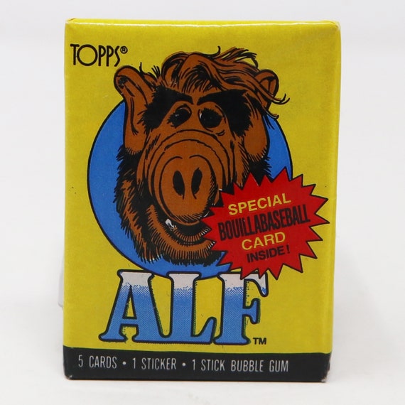 1985 GANDAM ALL STARトランプ★シュリンク未開封•昭和レトロ★ Vintage 1987 80s TOPPS Alf Series 1 Trading Cards Stickers Bubble