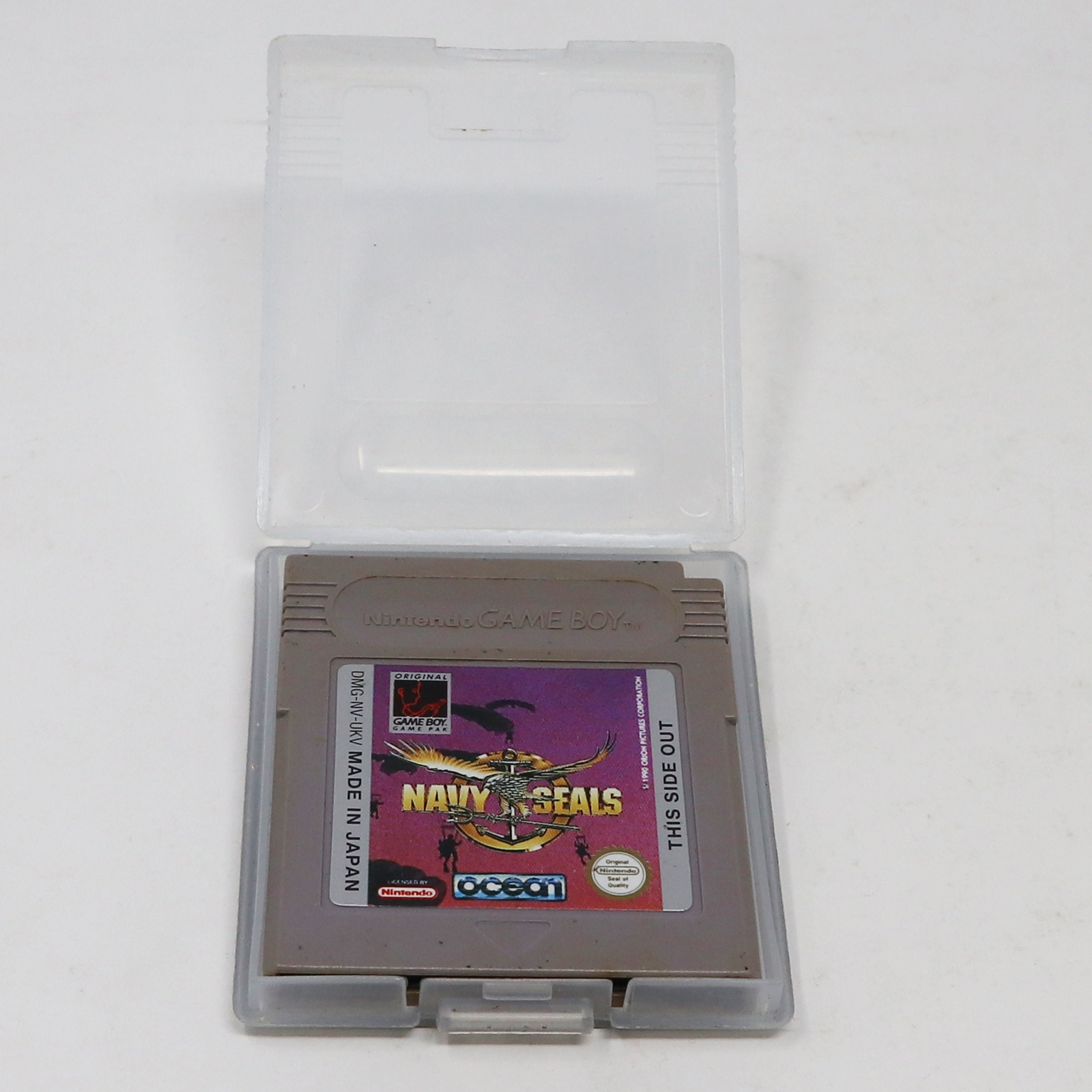Vintage 1990s Game Boy Compact Video Game System Navy Seals Cartridge ...