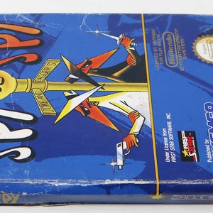 Vintage 1990 90s Nintendo Entertainment System NES Spy vs. Spy Video Game Boxed Pal image 4
