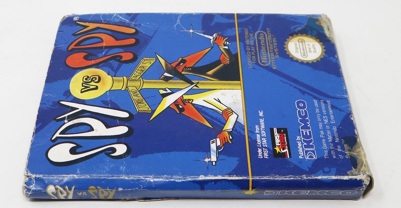 Vintage 1990 90s Nintendo Entertainment System NES Spy vs. Spy Video Game Boxed Pal image 4