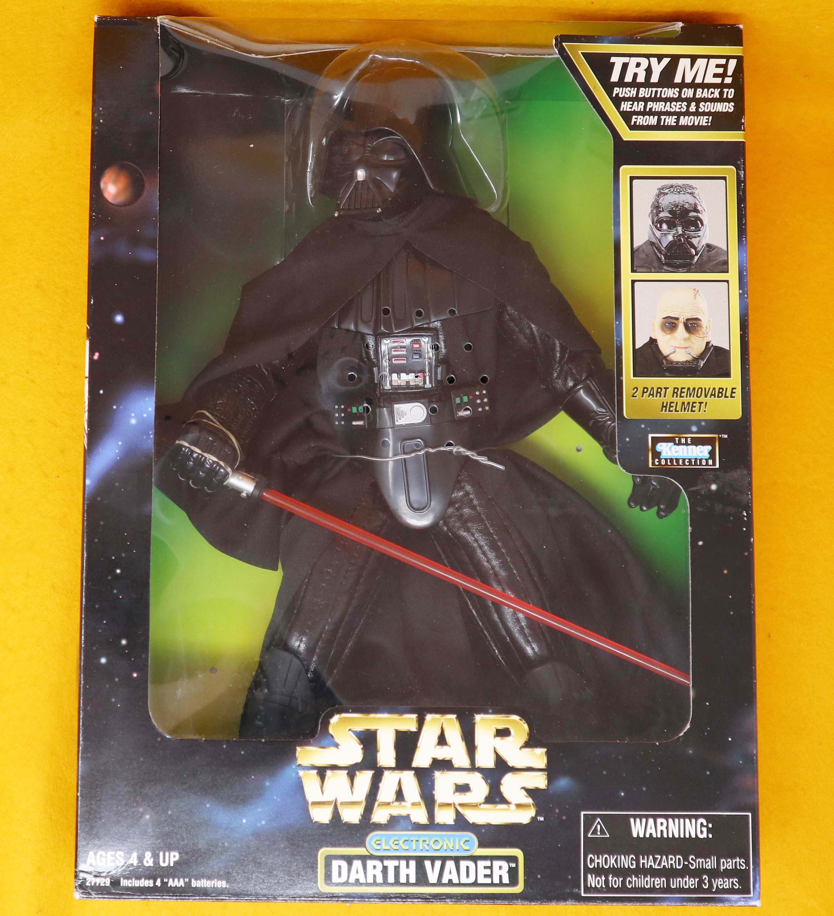 Star Wars Darth Vader Action Figure on Spinning Base 1998 Hasbro