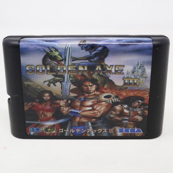 Vintage 1990s 90s Sega Mega Drive Megadrive Golden Axe III 3 16