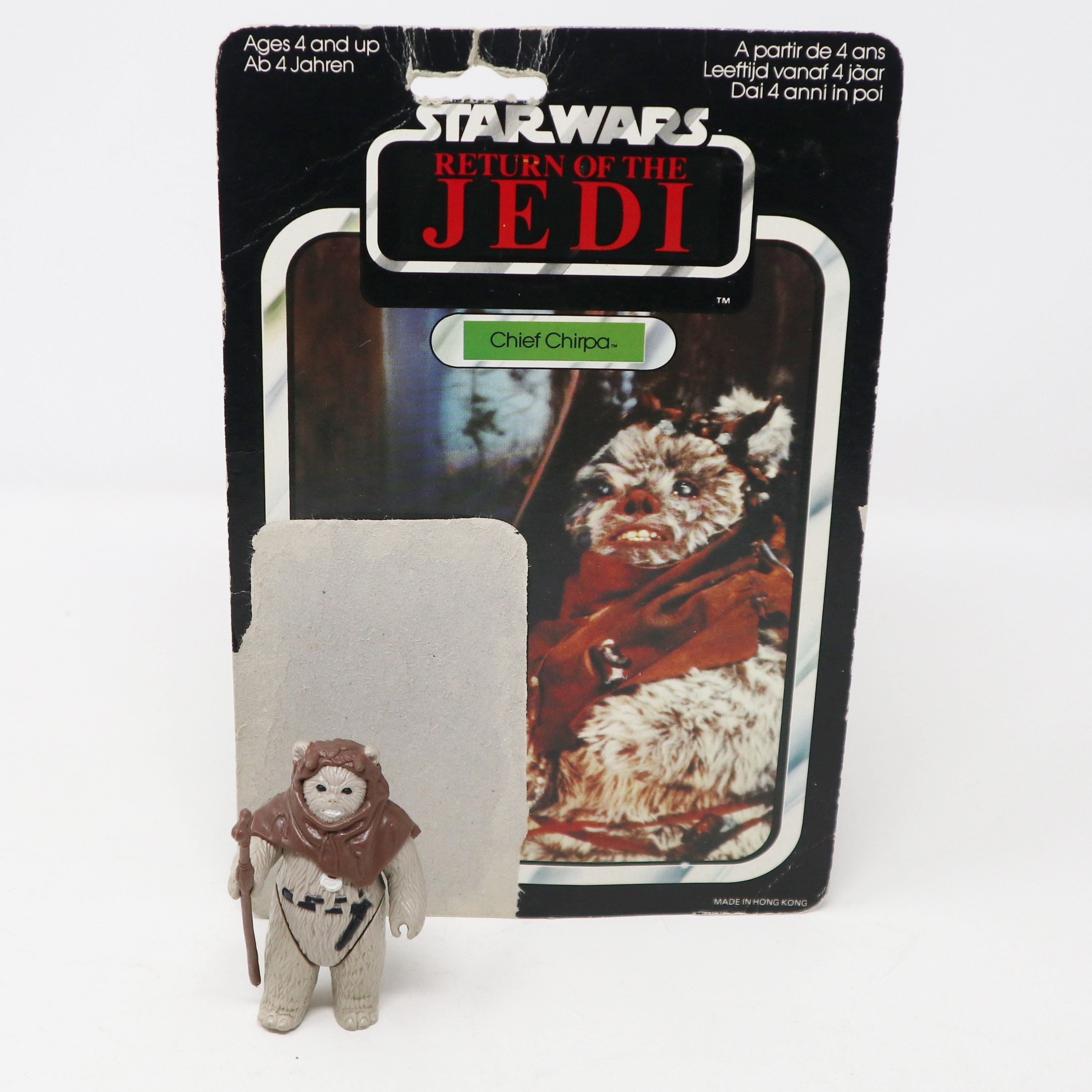 Lot De 3 Figurines Ewoks Kenner 1983 - Chief Chirpa, Romba, Logray - Vintage Star Wars