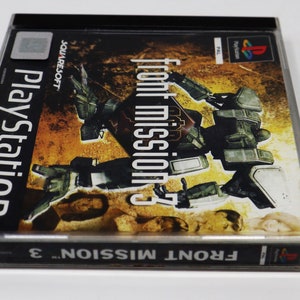 Vintage 2000 Playstation 1 PS1 Front Mission 3 Video Game Pal Version Black Label 1 Player image 3