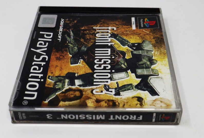 Vintage 2000 Playstation 1 PS1 Front Mission 3 Video Game Pal Version Black Label 1 Player image 3