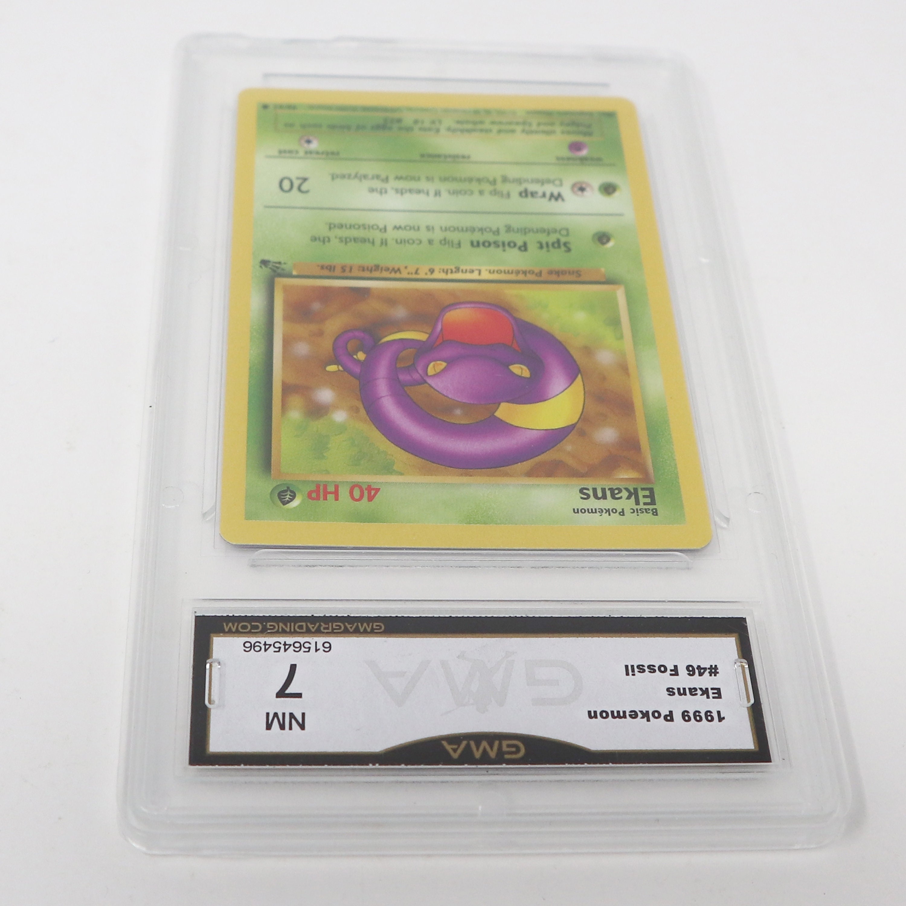 Vintage 1999 90s Nintendo Pokemon Ekans #46 Fossil Trading Game Card GMA  Graded NM 7 Rare - Etsy