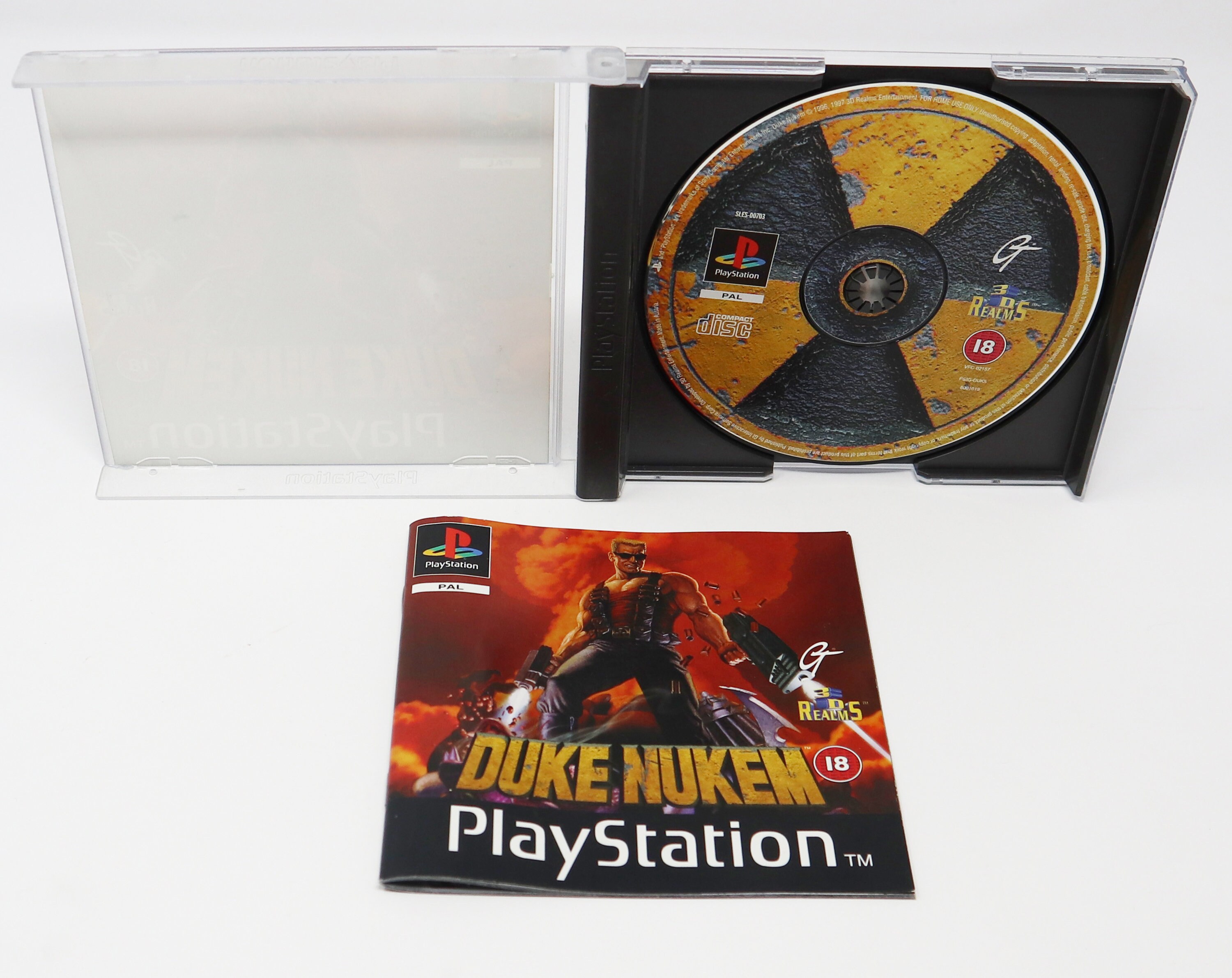 Jeu Duke Nukem 3D Pour PlayStation 1 (PS1) - Version PAL FRA - Complet En Bon état