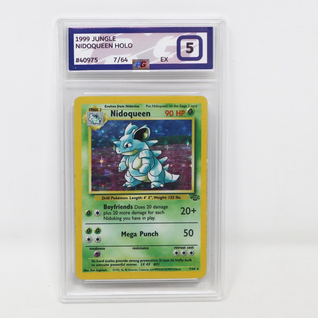 1995 nidoqueen pokemon card value Amazon.com: Pokemon - Nidoqueen (12) - Base Set 2 main image 0