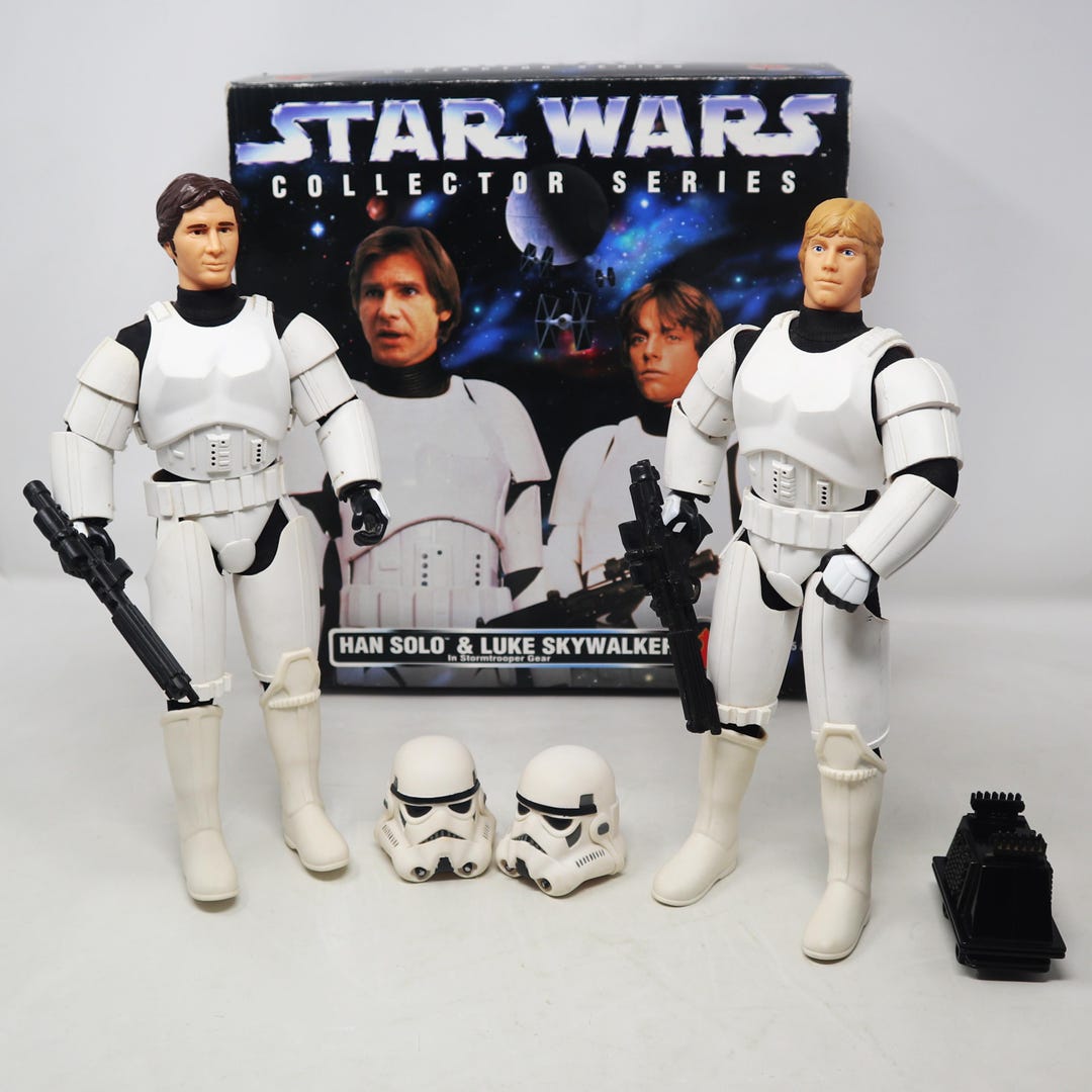 SF・ファンタジー・ホラー Star Wars Collector Series Han & Luke Vintage 1997 Hasbro Kenner Star Wars Collector Series Han Solo