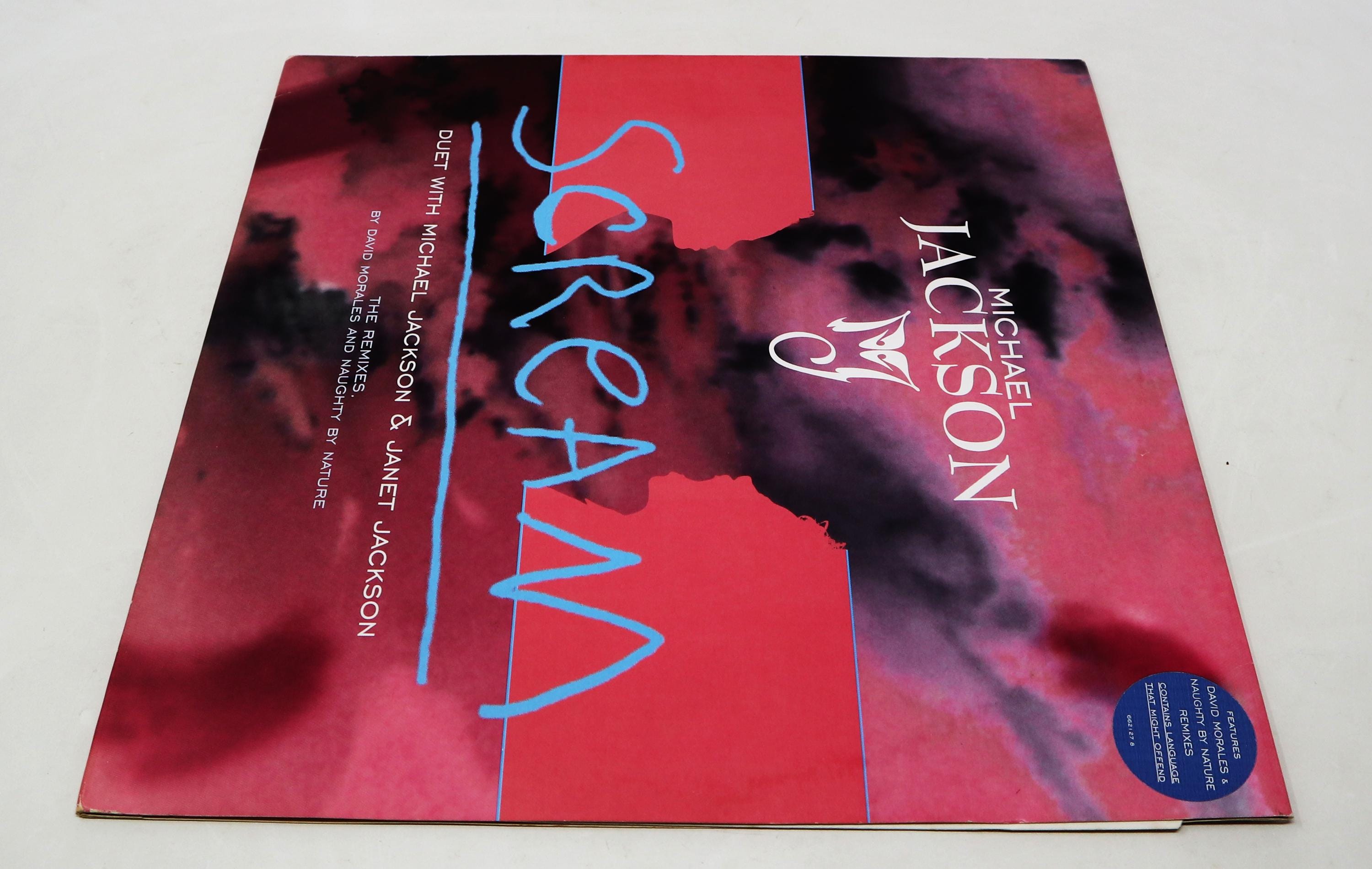 Vintage 1995 90s Epic Michael Jackson & Janet Jackson - Scream the