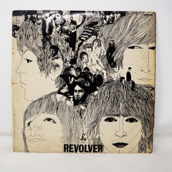 Vintage 1966 60s Parlophone Records the Beatles - Revolver Mono 12