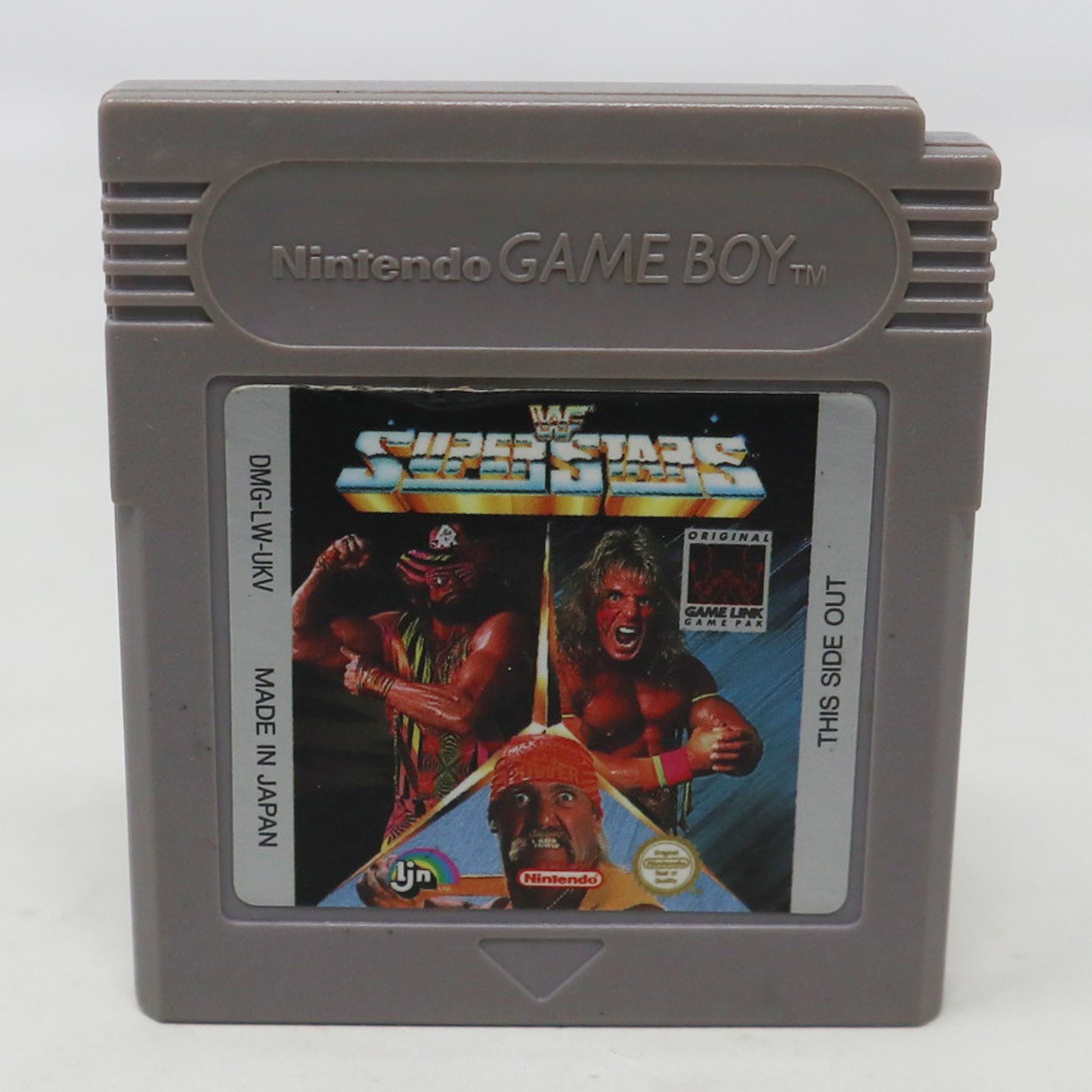 Vintage 1991 90s Nintendo Game Boy Compact Video Game System WWF ...