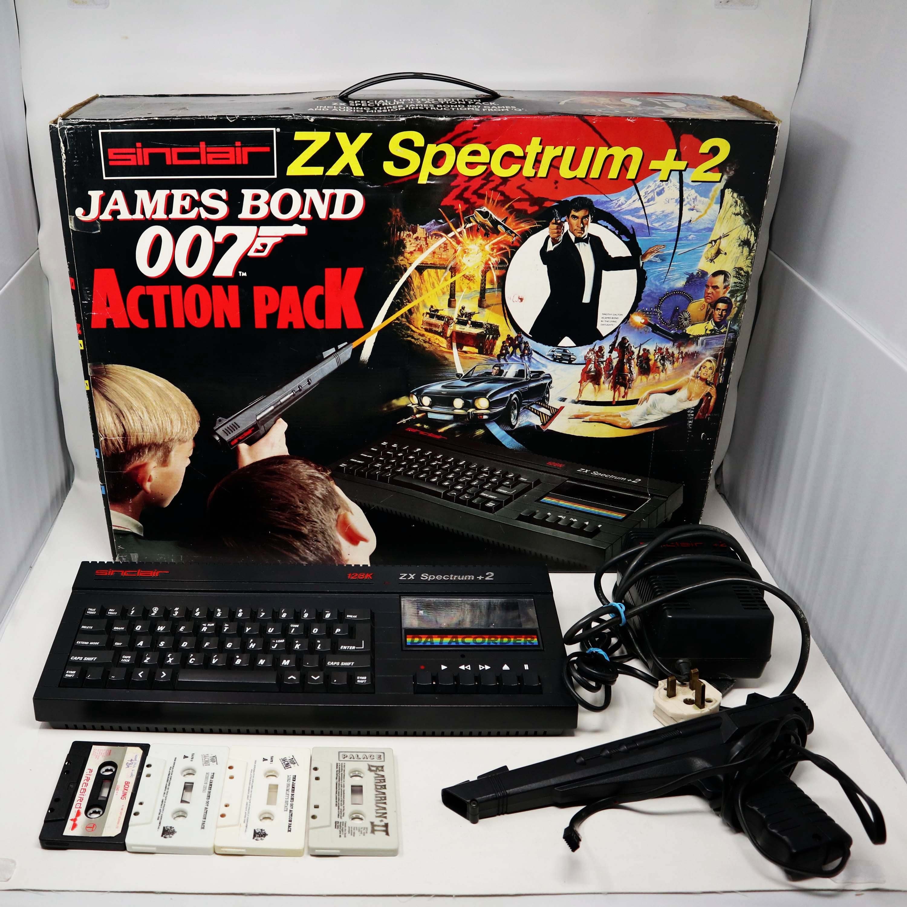 Vintage 1990 90s Sinclair ZX Spectrum Personal Computer +2 128K