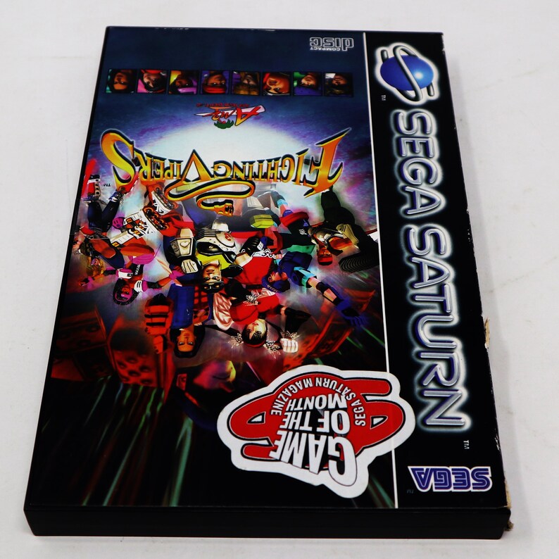Vintage 1995 90s Sega Saturn Fighting Vipers Video Game Pal & French Secam 1 Player Retro image 5
