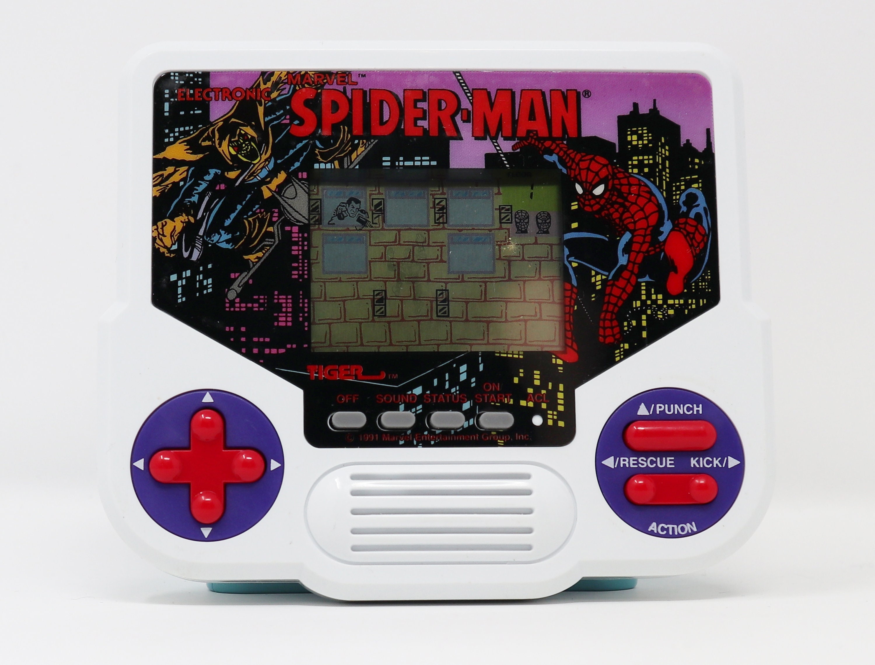 Vintage 1992 90s Tiger Grandstand Electronic Marvel Spider-man